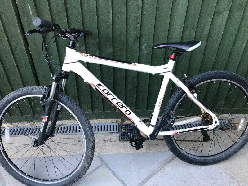 carrera mountain bike red and black